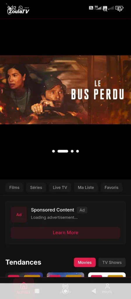 zoula tv app screenshot